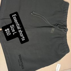 Black Essential Shorts 