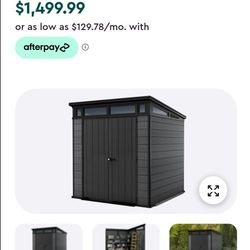 Keter Cortina 7x7 Storage Shed $1,000