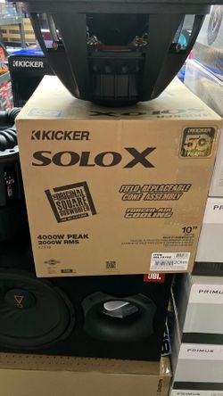 Kicker soloX 10 on sale today for 629.99