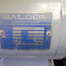 8" Baldor Bench Grinder On Stand