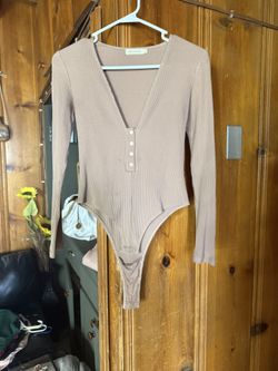body suit tan longsleeve 