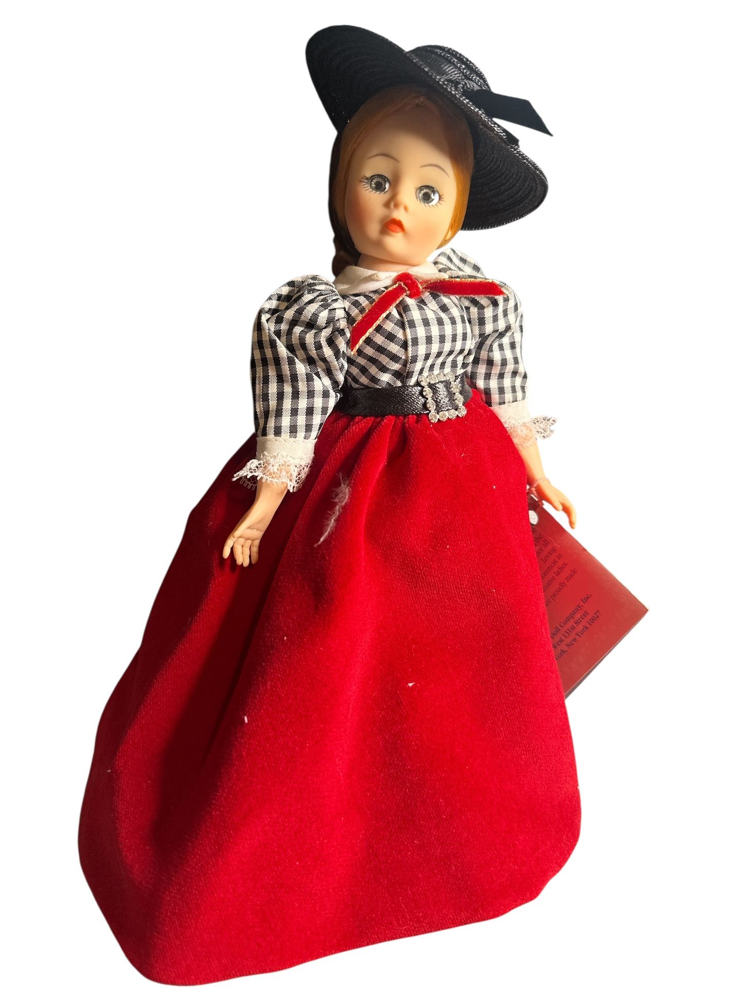 9”  Madame Alexander doll needs to be RESTRUNG pores Gibson. T-73