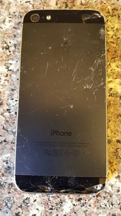 Iphone 4 or 5 for sale-broken, for parts only