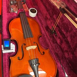 Nice 14 inch Viola with New Bow, Digital Tuner, Shoulder Rest, Extra Strings $140 Firm