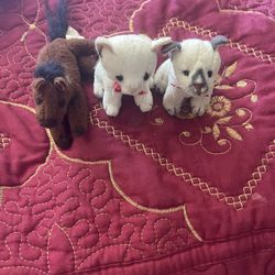 Applause Mini Plush Cat Dog And Horse