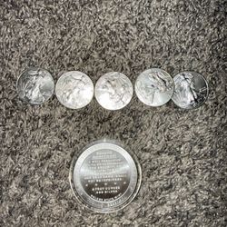 Silver 4 Pokemon Cards 