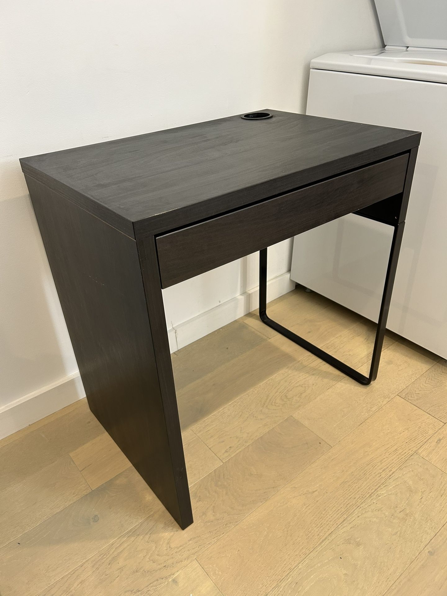 Compact Black Desk w/ Drawer