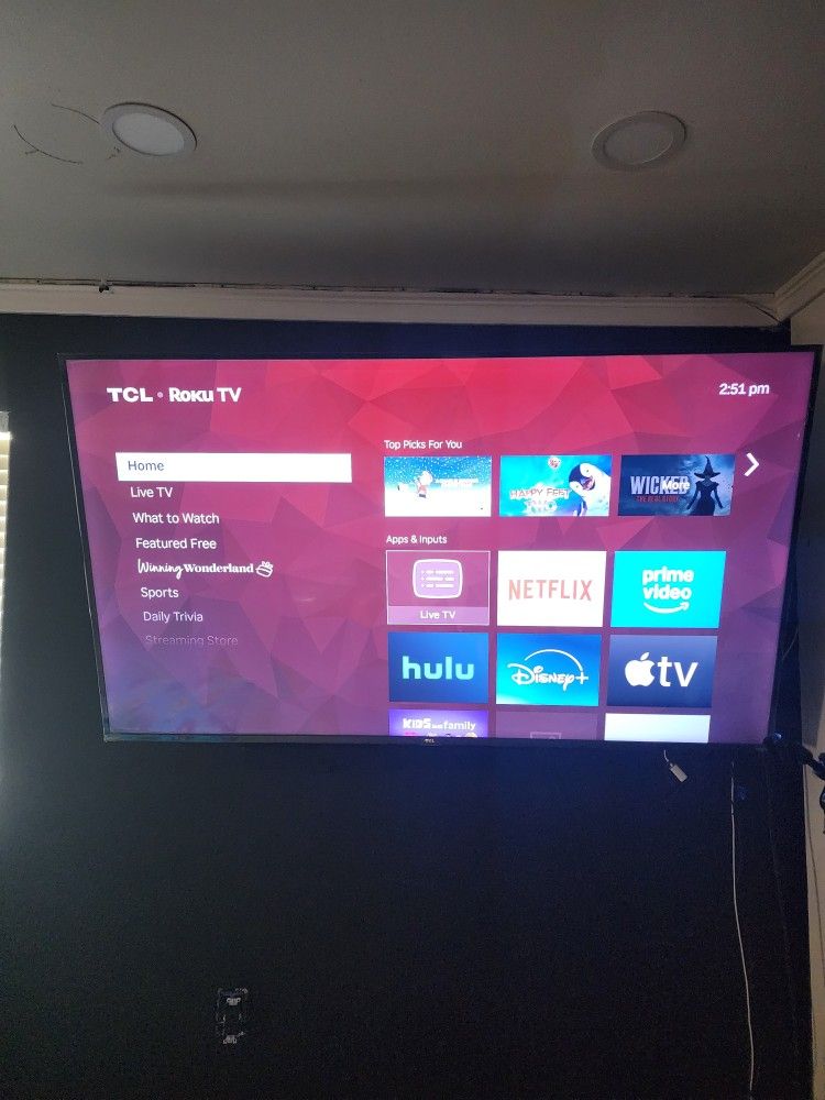 Tcl  4k Uhd 75inch Perfect Condition  Frre Delivery  If You're Close To Apple Valley