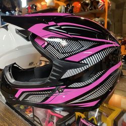 New Pink Kids Youth Dot Off Road Dirt Bike Motorcycle Helmet $80