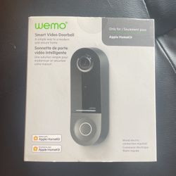 Wemo Doorbell Camera. Apple HomeKit 
