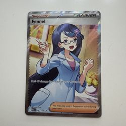 Fennel 162/086 Sv: Black Bolt Holo Pokémon