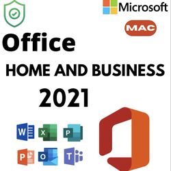Microsoft Office 2021 For Mac, MacBook Computers, 5 Devices 