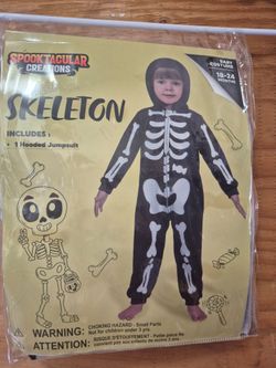 Unisex Skeleton Jumpsuit size 18-24 MONTHS