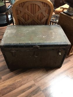 Old antique trunk