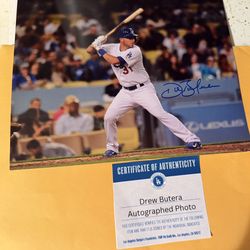 Drew Butera Signed Photo