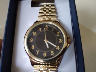 Gold Plated Analog Watch