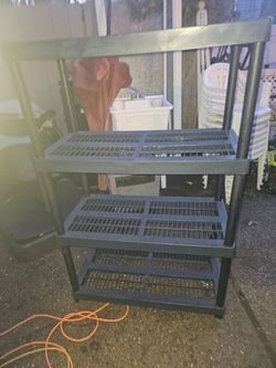 The prices firm garage shelving unit