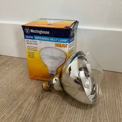 Westinghouse 250W Infrared Heat Lamp R40 E26 Incandescent 120V 03916 New