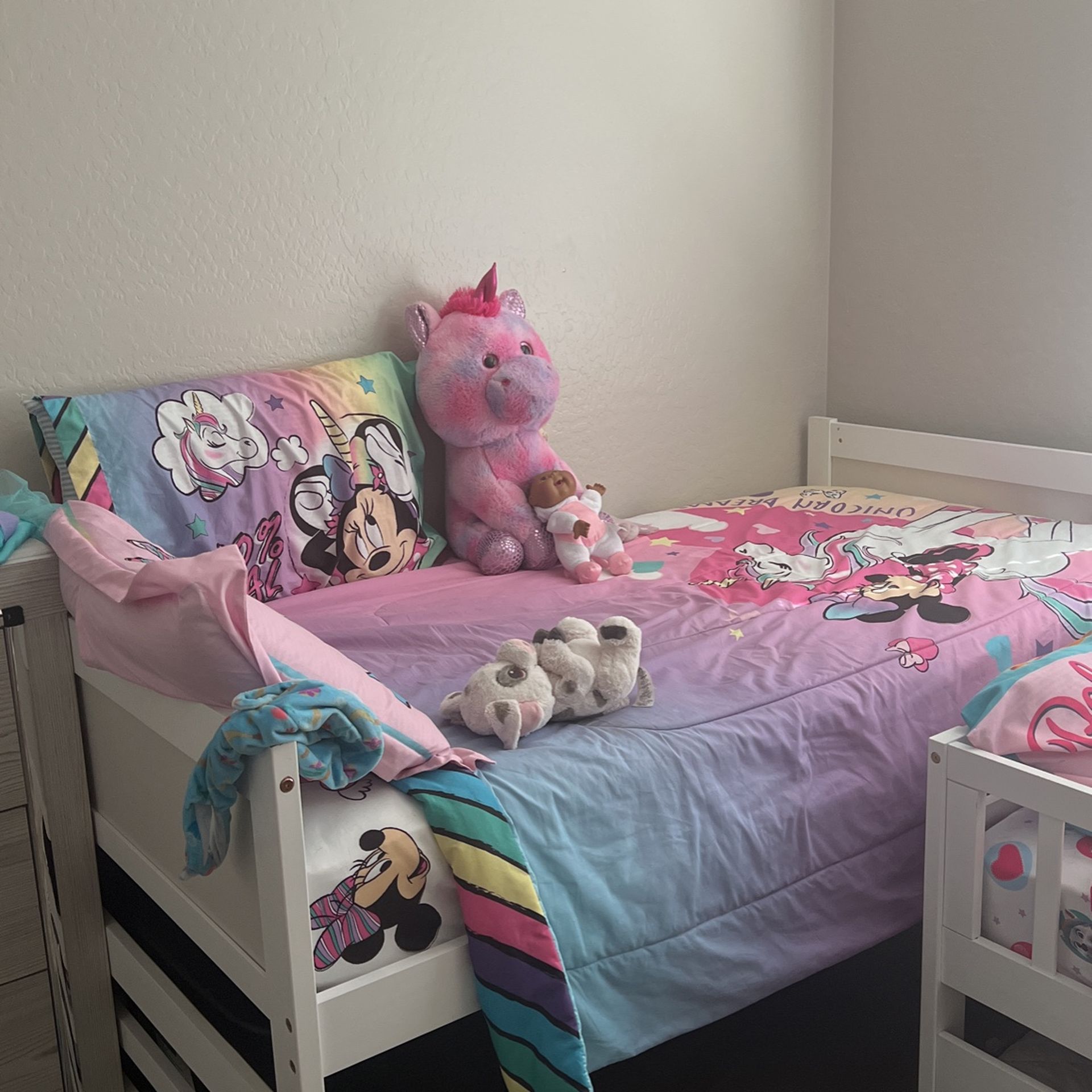 Minnie Mouse Unicorn Twin Bedding
