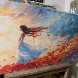 Abstract Wall Art for Living Room 60x30