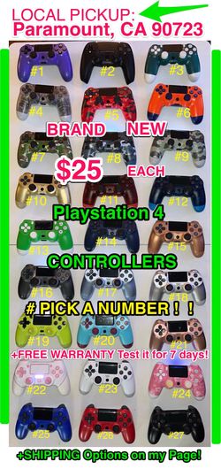 LOCAL✅ PS4 Controller Wireless VARIETY Lot Playstation 4 Controllers + PS3 PS5 Console Microsoft XBOX One PC Wii Remote Nintendo Switch Games sony s