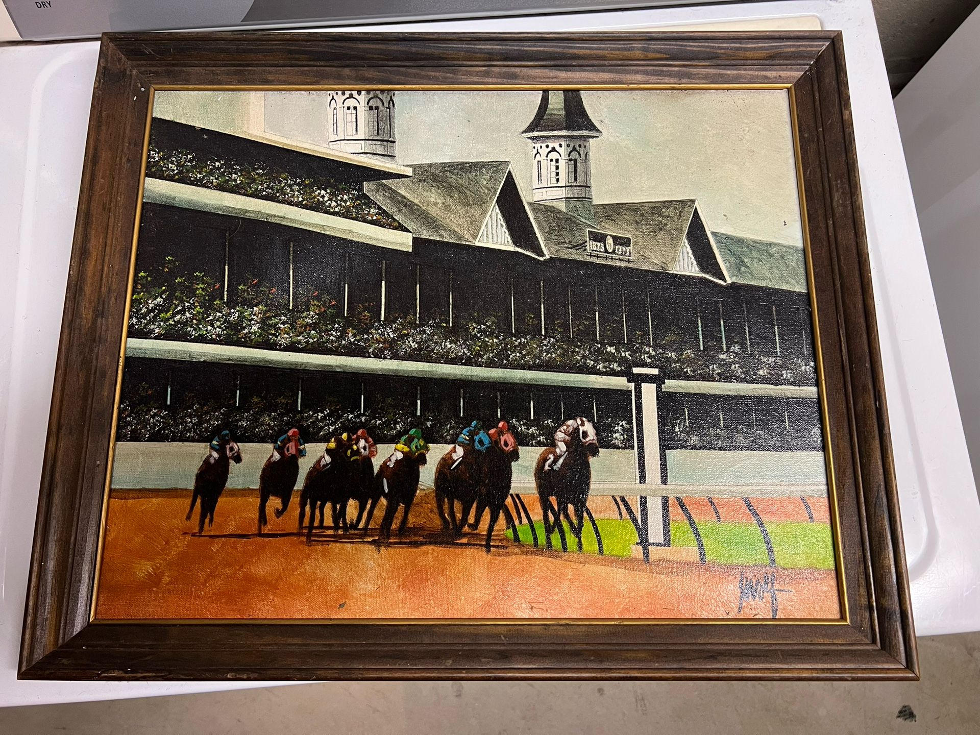 Kentucky Derby At Churchill Downs Painting