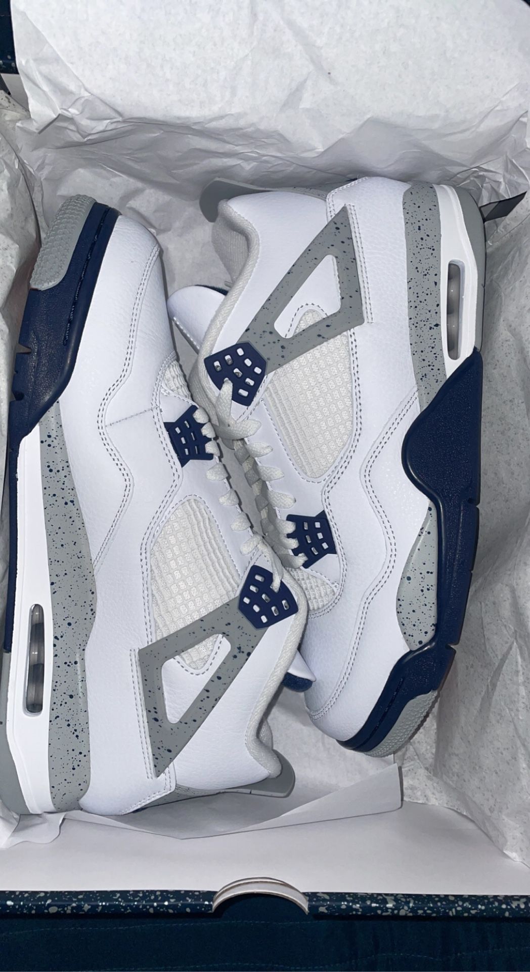 Jordan 4 Retro Midnight Navy New