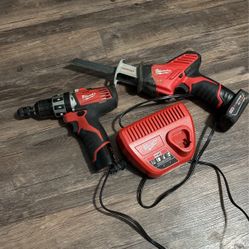 Milwaukee Bundle Sawzall Impact Still Driver