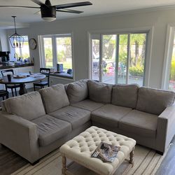 Light Grey Sectional Couch