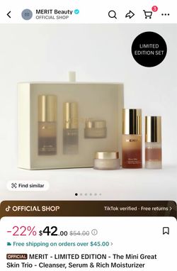 MERIT Beauty Mini Great Skin Trio Set