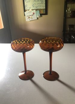 Set of two candle holders