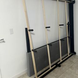 King Size Bed frame And Box Springs 