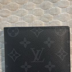 Black Louis Vuitton Leather Wallet