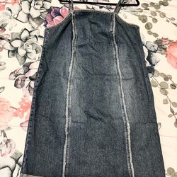 Vintage!! Plus Sized Denim Dress