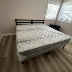 New Quenn Size Orthopedic Mattress + Box Spring 