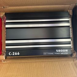 5800 watt car audio amplifier 4 channel car amplifier New $80