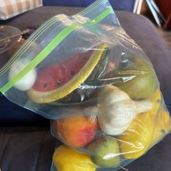 Gallon Bag Of Artificial Fruit