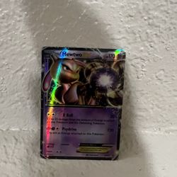 Mewtwo EX Card 