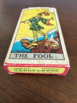 Smith-Waite Complete Authentic Tarot Deck University Books 1960s Hyde Park NY