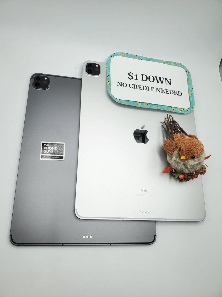 Apple IPad Pro 12.9 4th Gen Tablet 90 DAY WARRANTY $1 DOWN NO CREDIT NEEDED