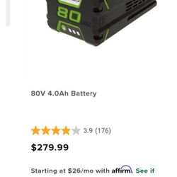 Greenworks Battery 