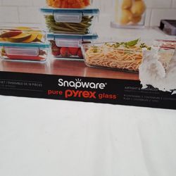 Snapware Pure Pyrex Glass 16 PC Set 