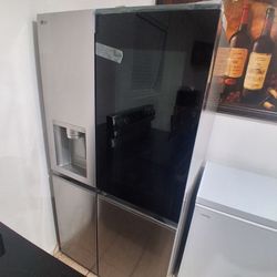 LG Stainless Steel Refrigerator and Range/Stove