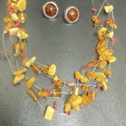 Natural Necklace Amber 