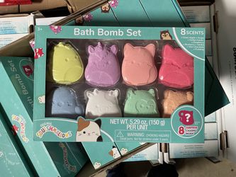 Original Squishmallows Children’s Bath Bomb Set 8 Scents 