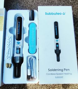 Super fast rechargeable soldering pen comes with solder everything you need to solder $25 new