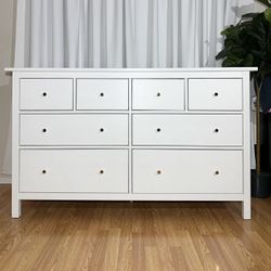 IKEA HEMNES White Stain 8-Drawer Dresser⚡️