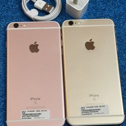 IPhone 6s Plus (64gb) Gold And Rosegold, Excellent Condition 