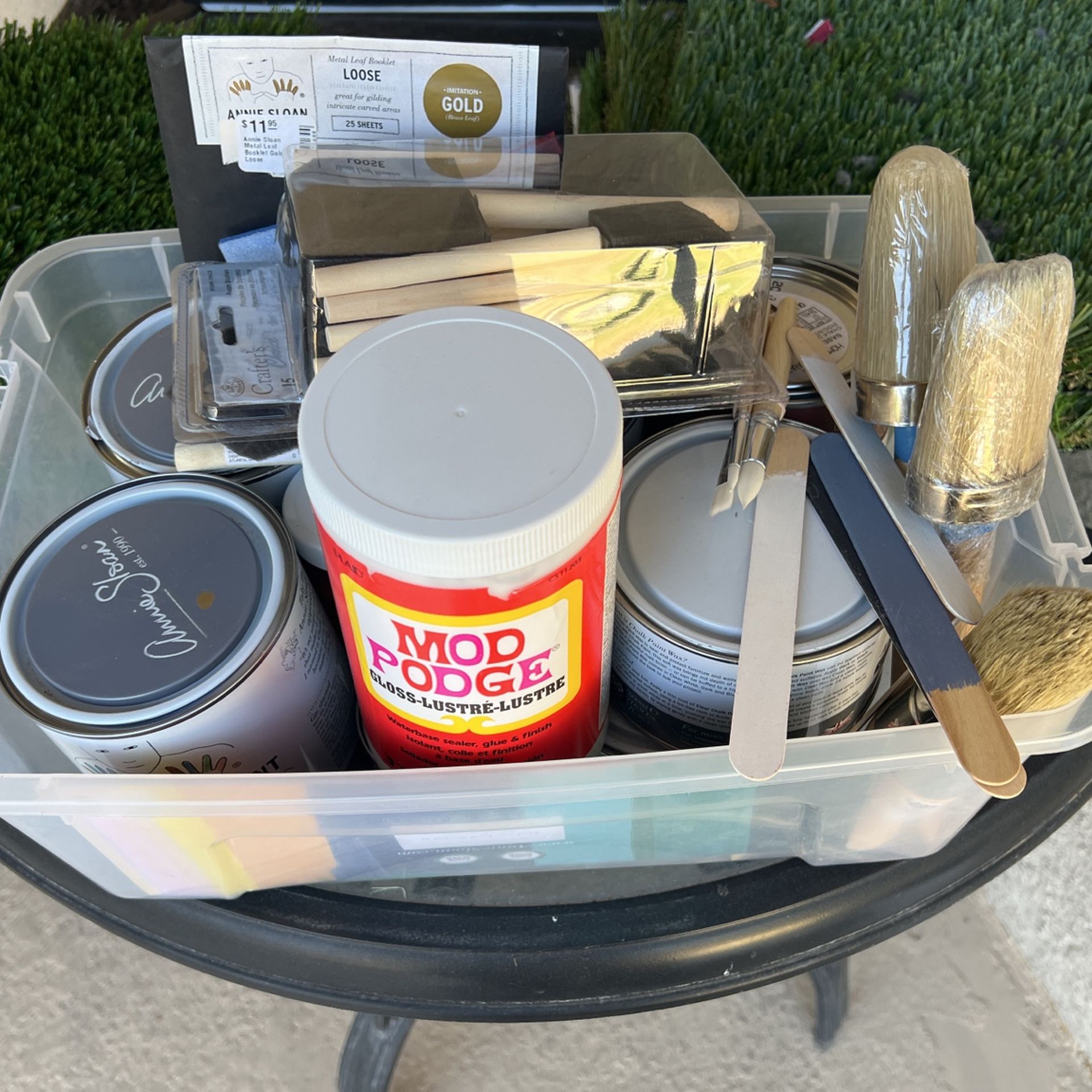 Chalk Paint Annie Sloan Set With Brushes