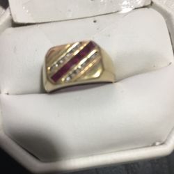 Ruby Diamond Ring